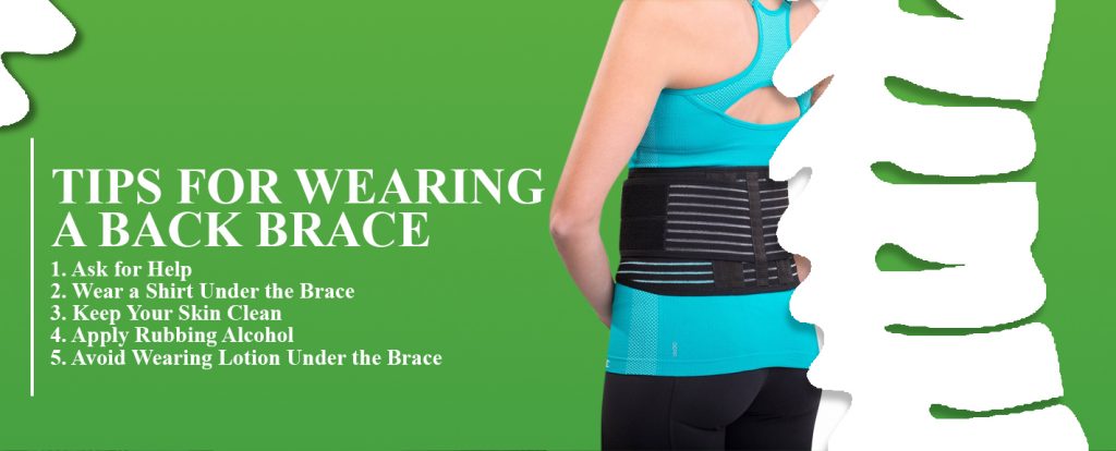 How to wear 2025 a back brace properly