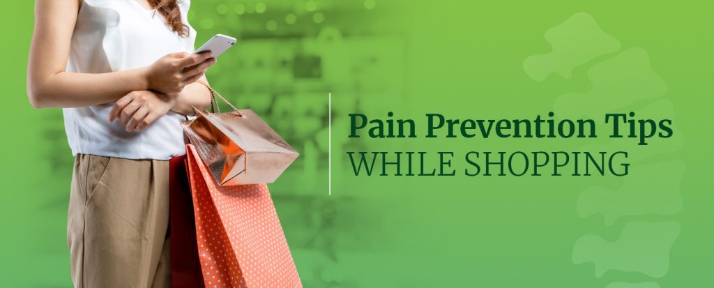 pain prevention while shopping