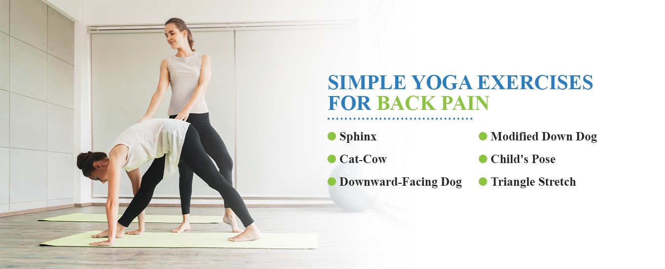 6 BeginnerFriendly Yoga Poses for Back Pain SpineINA